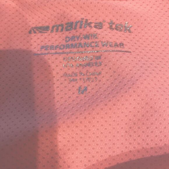 Marika Tek Dri Wick Workout Top Size Medium NWOT - Picture 6 of 6